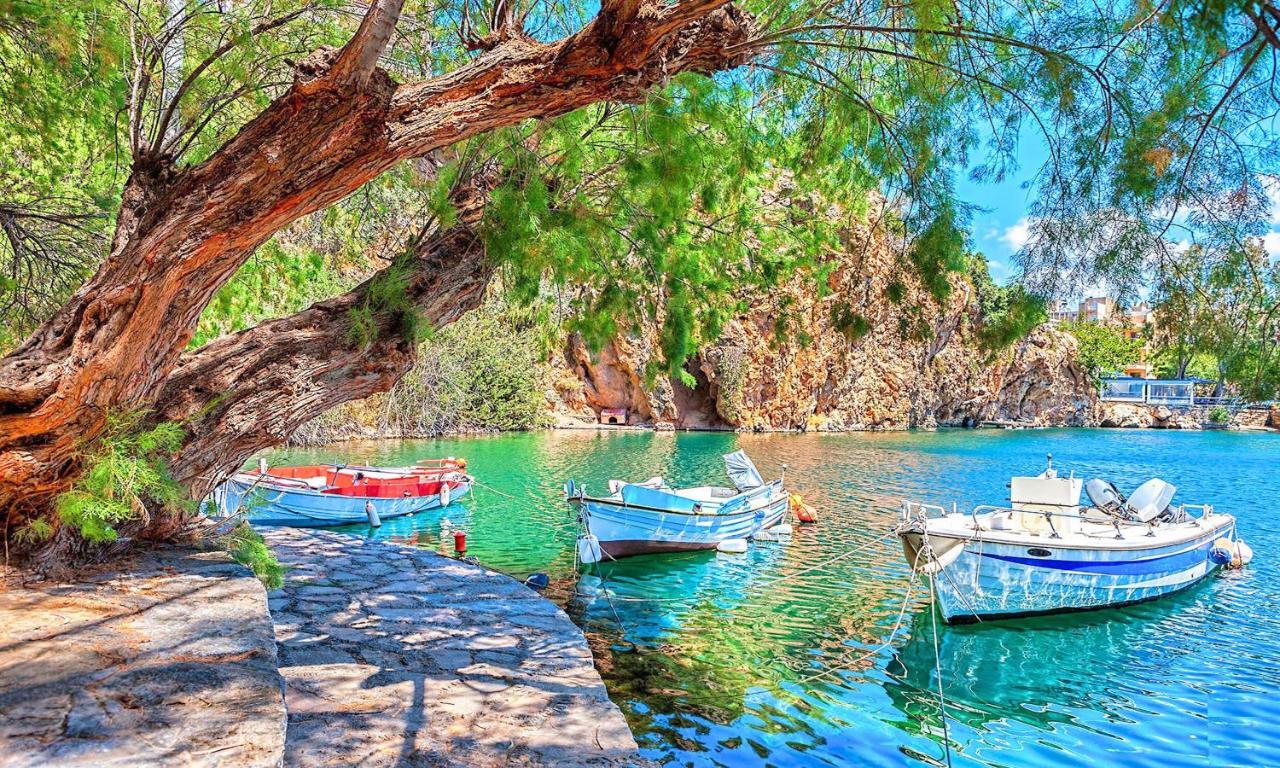Cretan Lodge Heated Pool Ajos Nikolaos Zewnętrze zdjęcie
