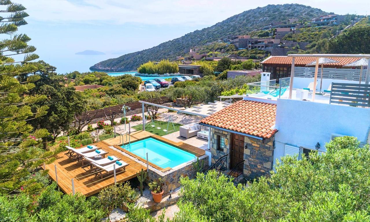 Cretan Lodge Heated Pool Ajos Nikolaos Zewnętrze zdjęcie