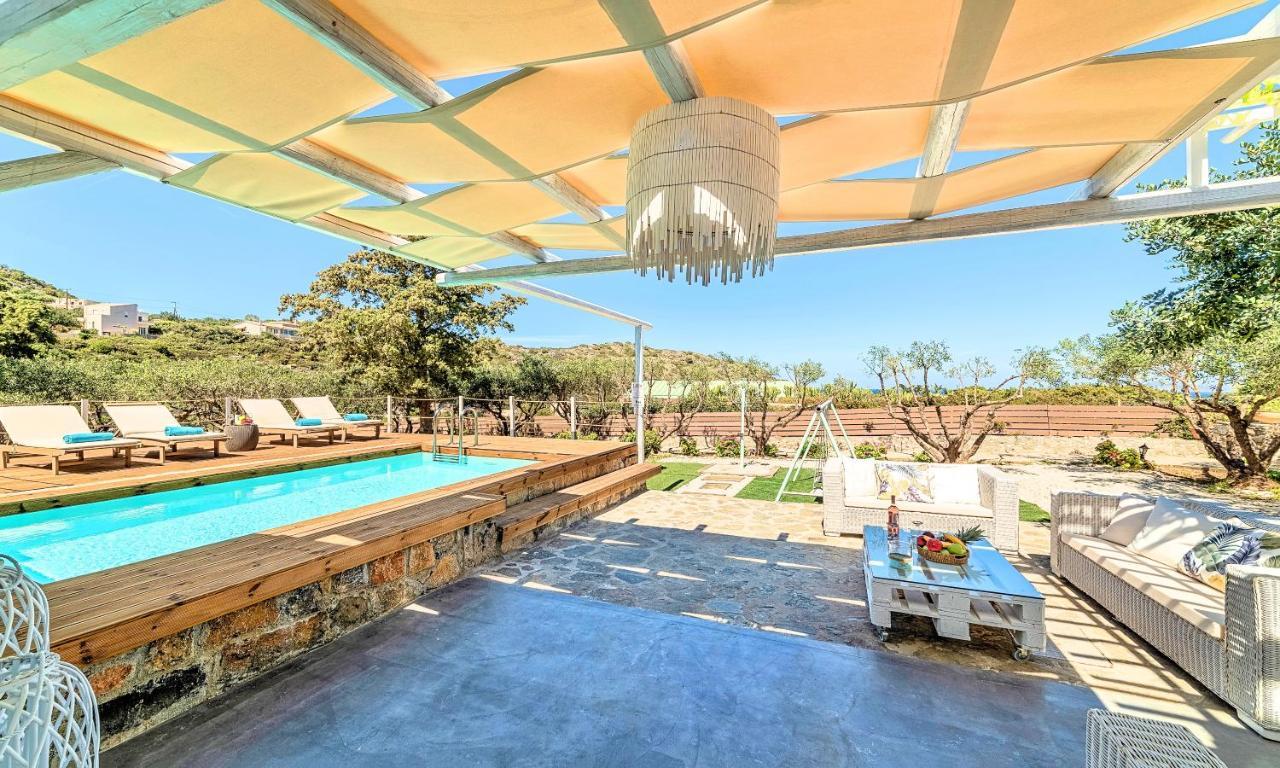 Cretan Lodge Heated Pool Ajos Nikolaos Zewnętrze zdjęcie