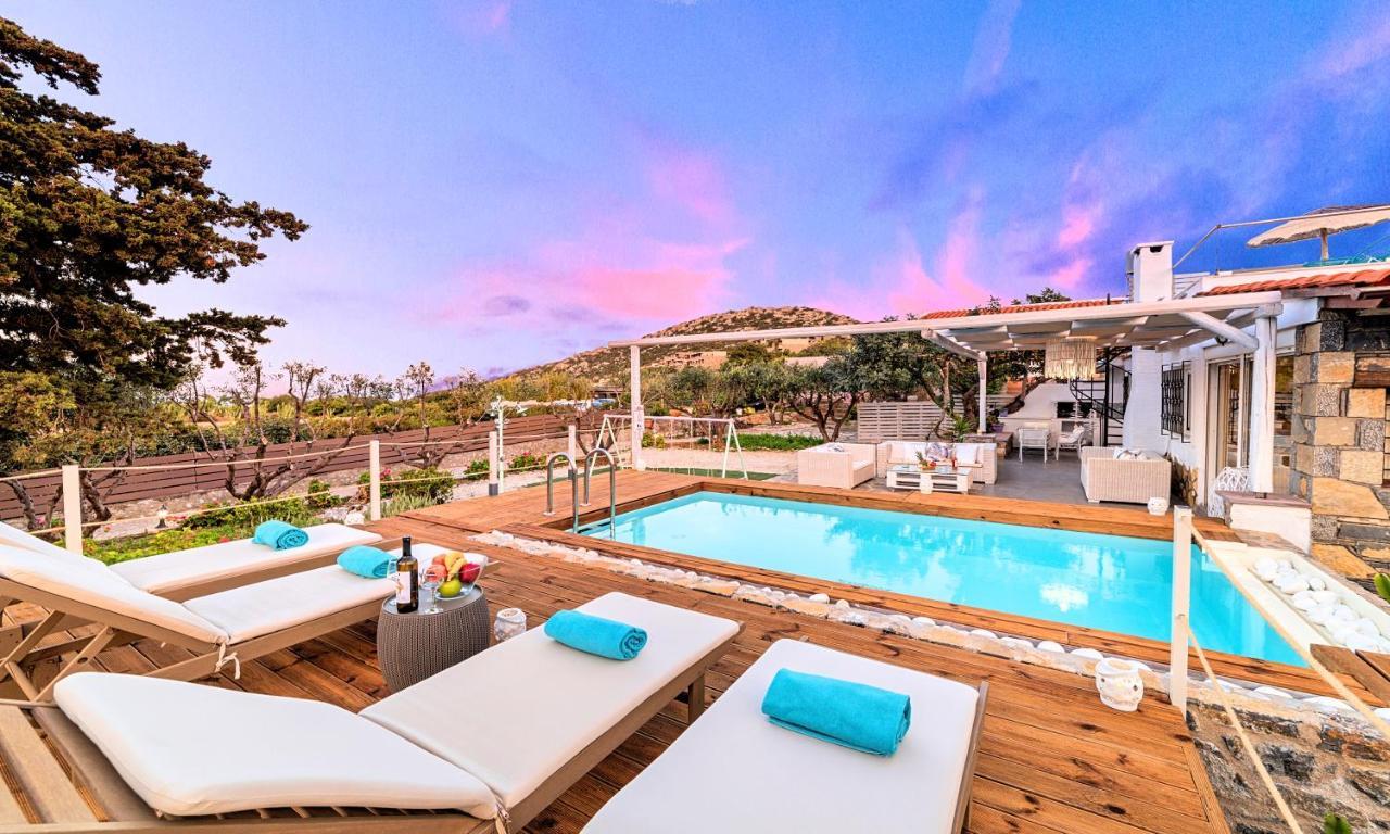 Cretan Lodge Heated Pool Ajos Nikolaos Zewnętrze zdjęcie