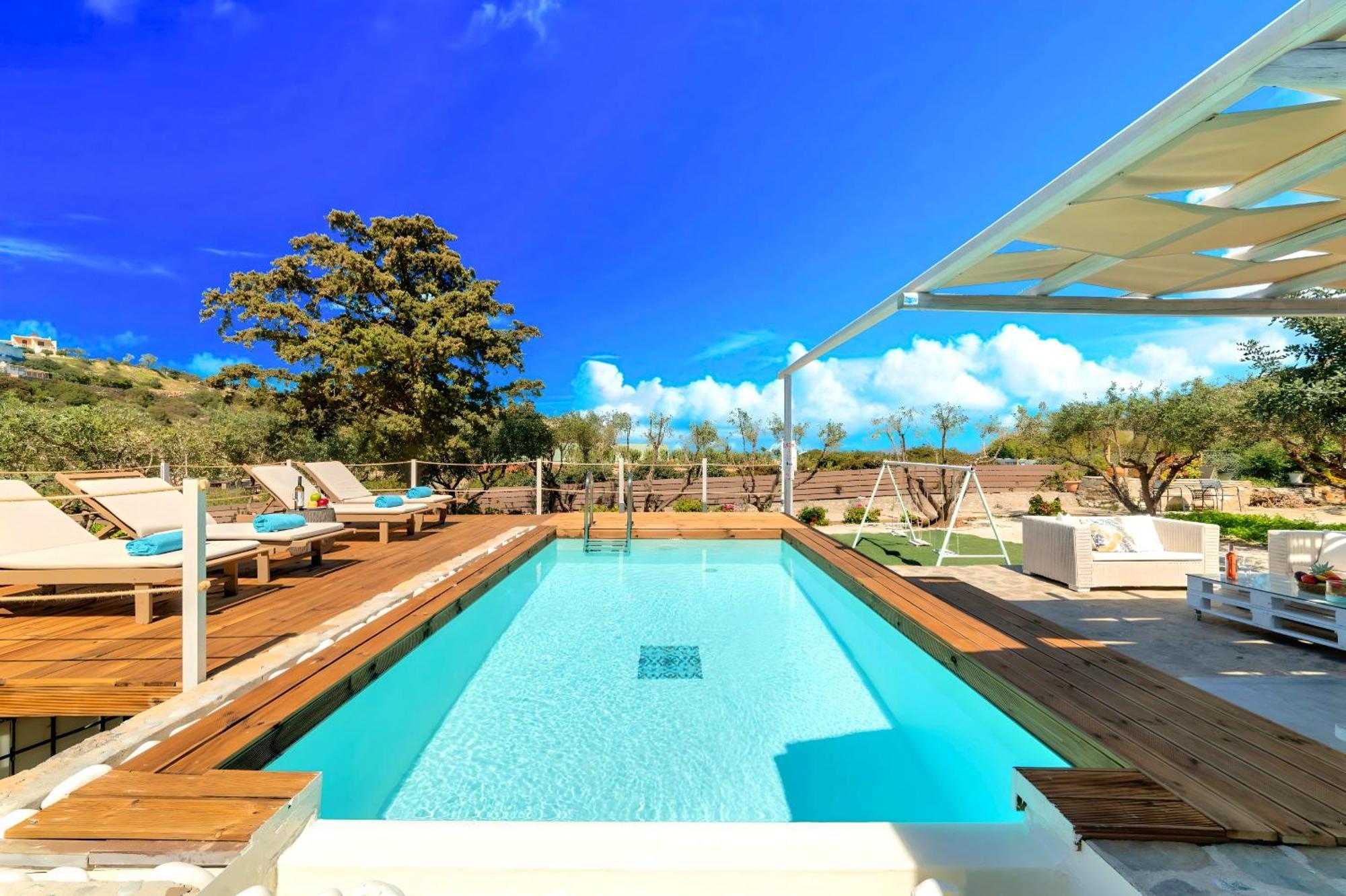 Cretan Lodge Heated Pool Ajos Nikolaos Zewnętrze zdjęcie