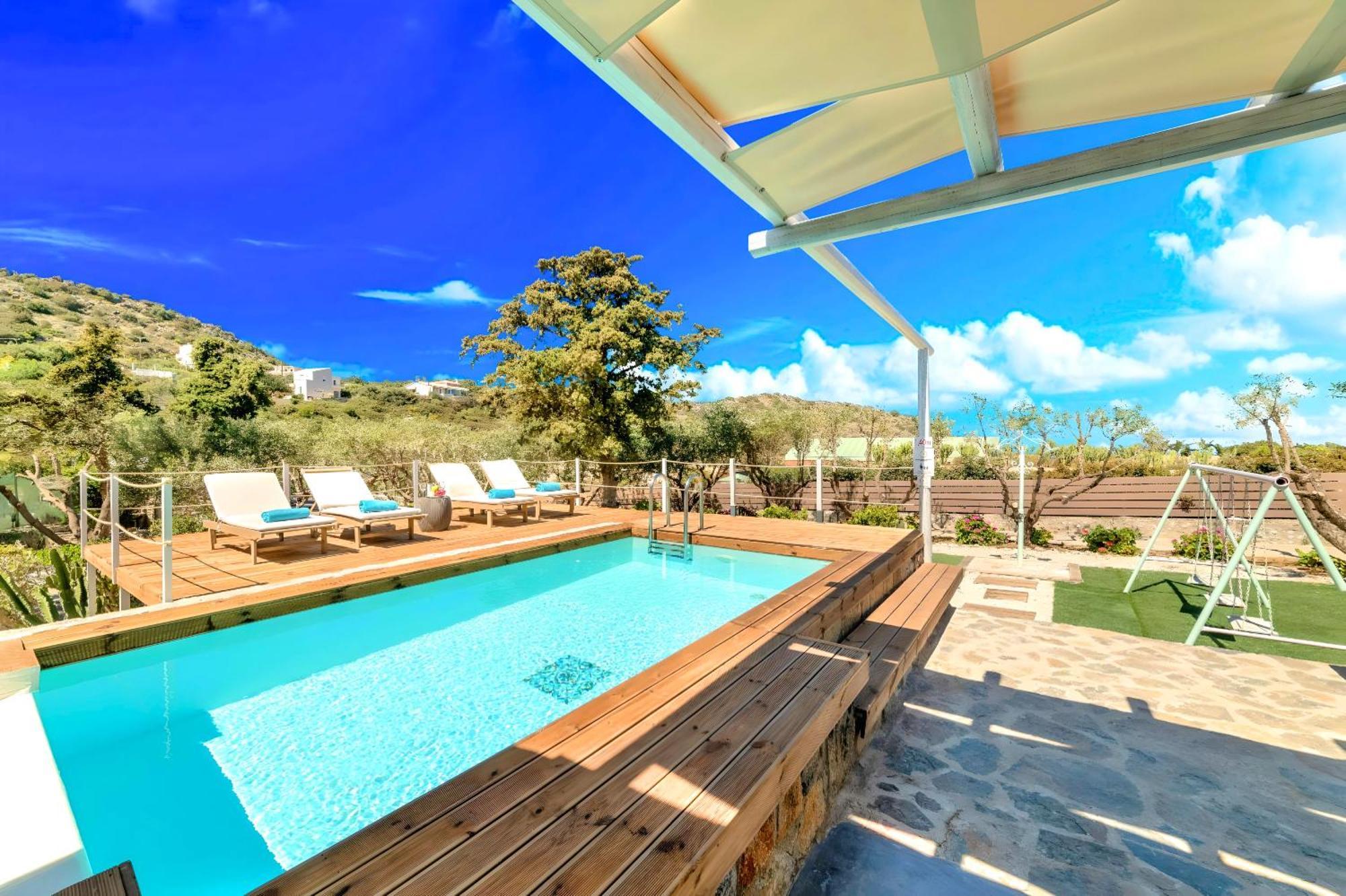 Cretan Lodge Heated Pool Ajos Nikolaos Zewnętrze zdjęcie