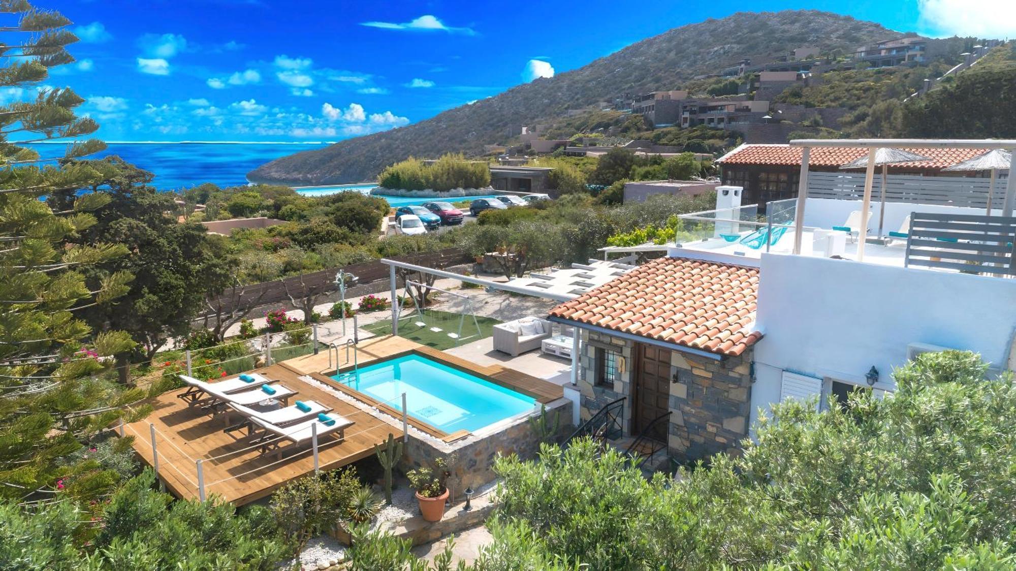 Cretan Lodge Heated Pool Ajos Nikolaos Zewnętrze zdjęcie
